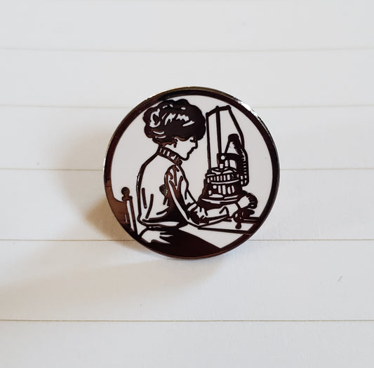 The Cranky Spinster Lapel Pin
