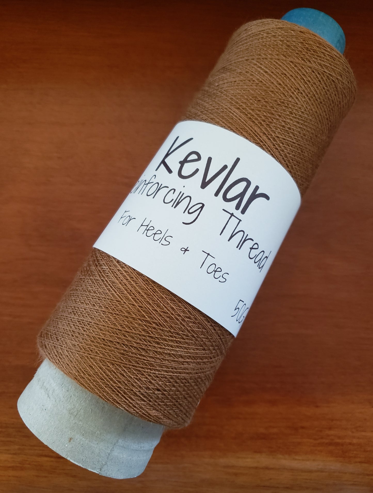 Kevlar Reinforcing Thread for Sock Knitting Rust LIMITED QUANTITY